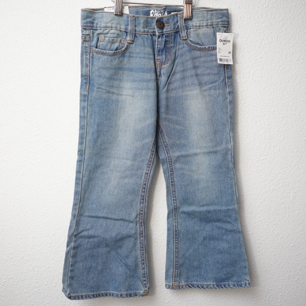 Oshkosh Girls Plus Size Boot cut Jeans Size 6P